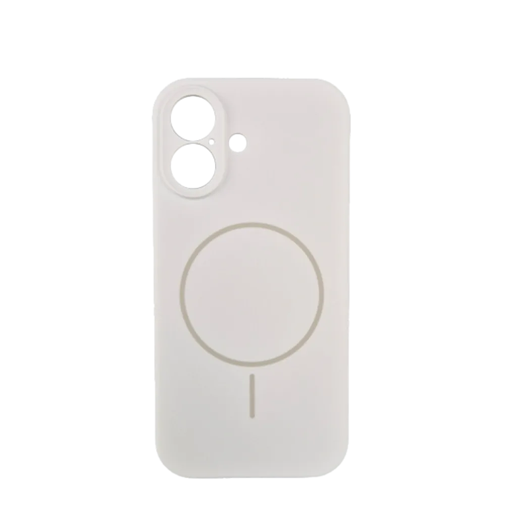 Lux silikonska futrola za bežično punjenje za iPhone 17, Bela