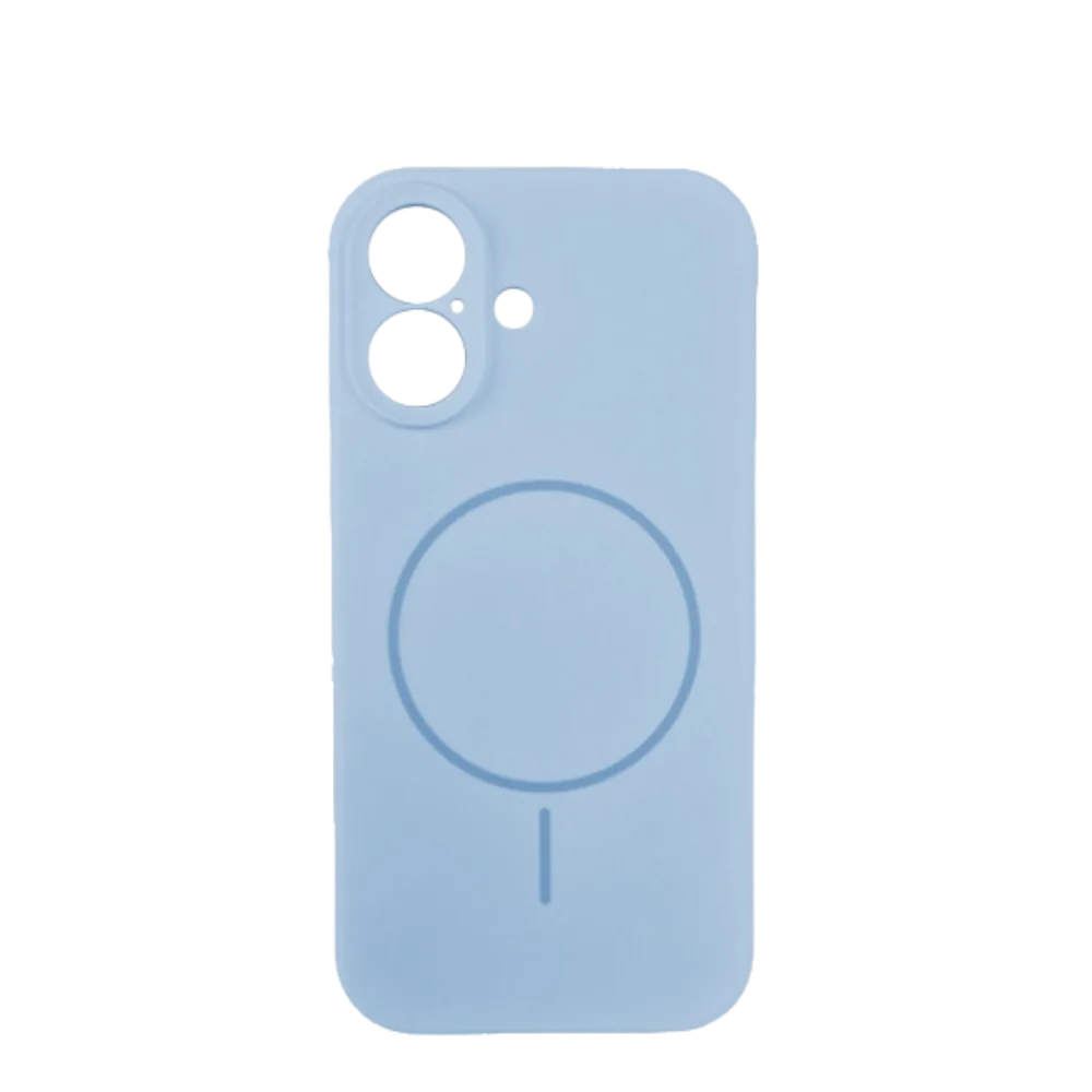 Lux silikonska futrola za bežično punjenje za iPhone 17, Svetloplava