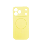 Lux silikonska futrola za bežično punjenje za iPhone 17 Pro, Žuta