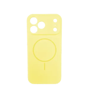 Lux silikonska futrola za bežično punjenje za iPhone 17 Pro, Žuta