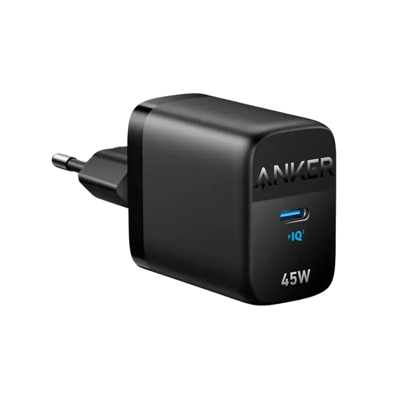 ANKER 313 kućni punjač bez kabla od 45W USB-C, Crni