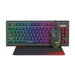 MARVO Monka Loot 30 CM310 set - tastatura, miš i podloga