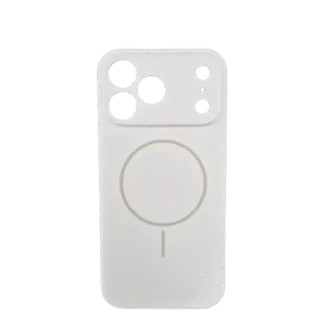 Lux silikonska futrola za bežično punjenje za iPhone 17 Pro Max, Bela