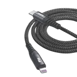 TRANYOO T-P16 Kabl USB-C na lightning 20W 2m (ojačani), Crni
