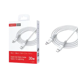 TRANYOO T-X20 Kabl USB-C na lightning 30W 1.5m, Beli
