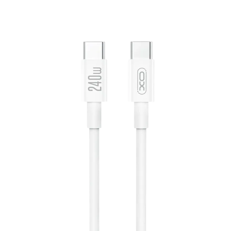 XO Kabl USB-C na USB-C NB-298 240W, Beli