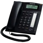 Panasonic KX-TS880FX-W fiksni telefon, Crni