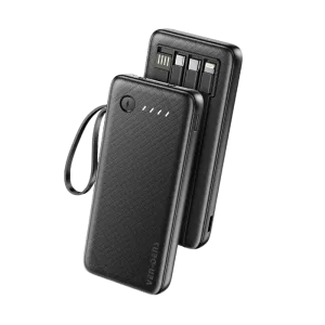 Ven Dens power bank sa kablom 10000mAh, Crni