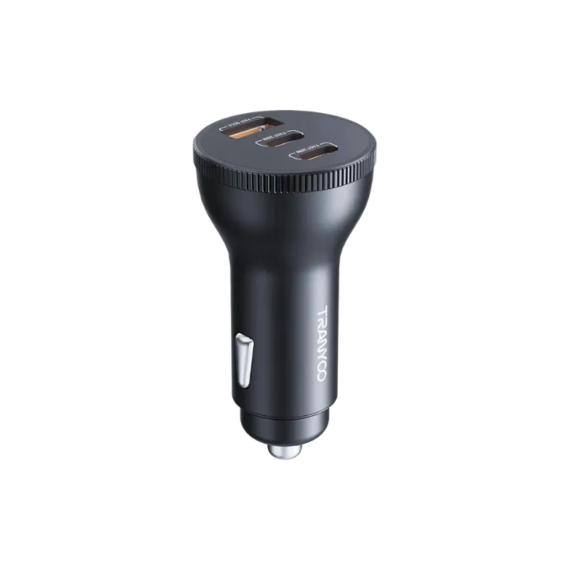 TRANYOO T-C25 Auto punjač 78W, Crni