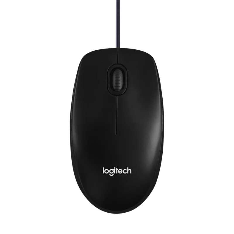 Logitech B100 žični miš, Crni