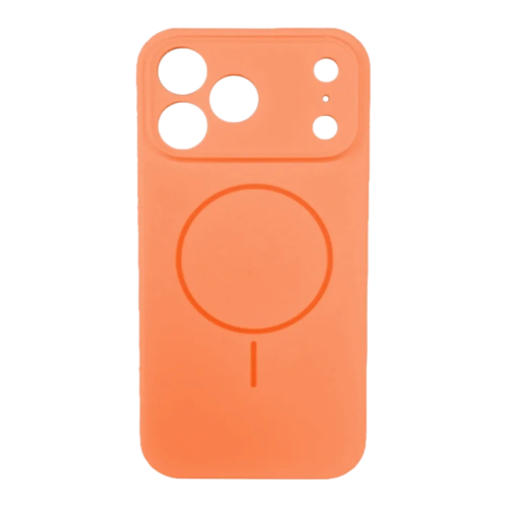 Lux silikonska futrola za bežično punjenje za iPhone 17 Pro Max, Narandžasta
