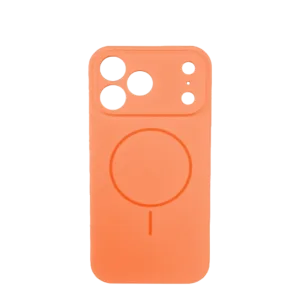 Lux silikonska futrola za bežično punjenje za iPhone 17 Pro, Narandžasta