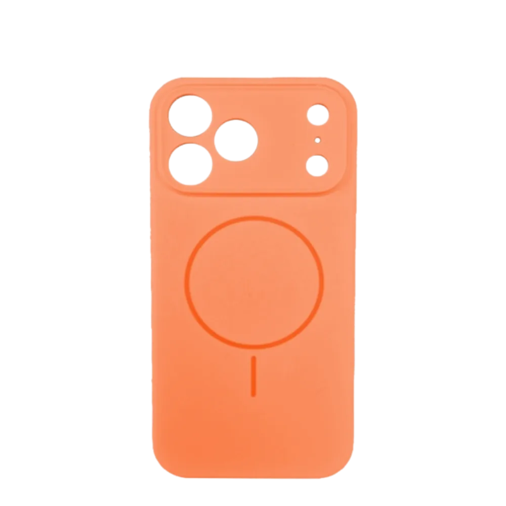 Lux silikonska futrola za bežično punjenje za iPhone 17 Pro, Narandžasta