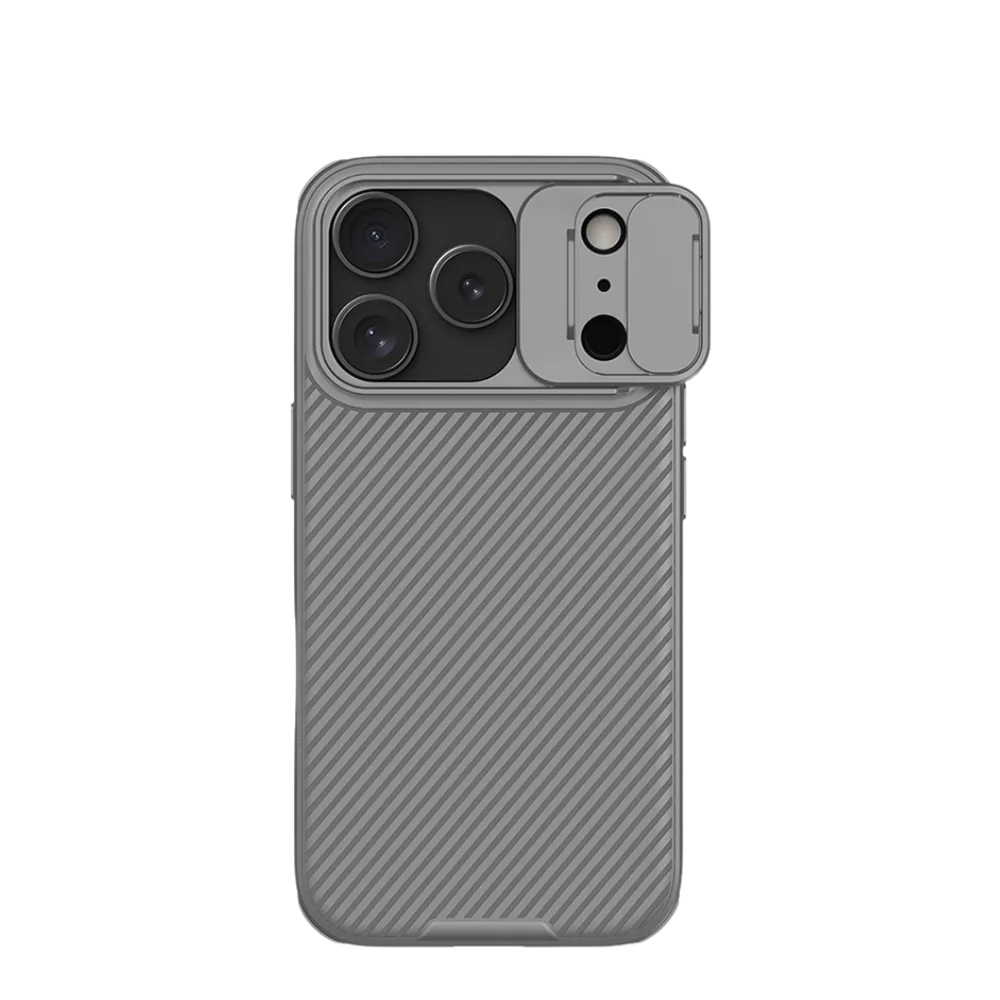 Zaštitna maska/futrola Nillkin Cam Shield Pro za iPhone 17 Pro, Siva