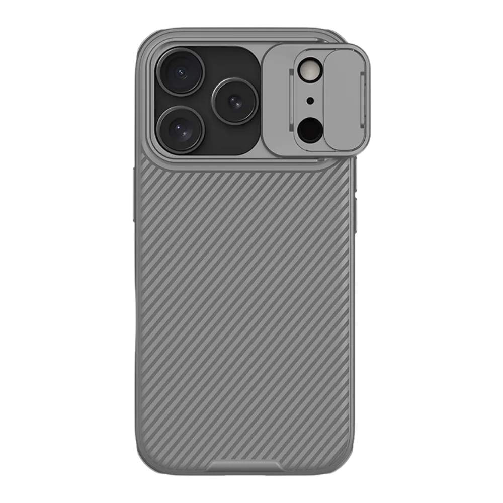 Zaštitna maska/futrola Nillkin Cam Shield Pro za iPhone 17 Pro Max, Siva