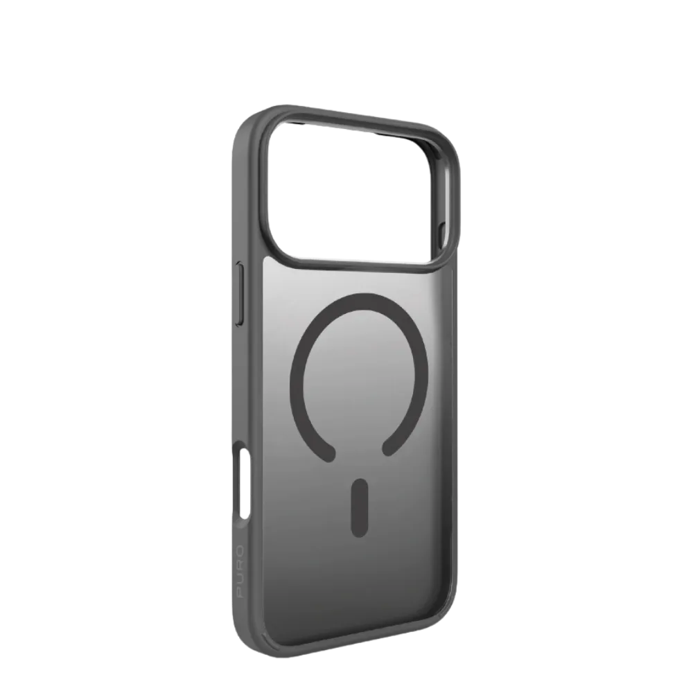 Zaštitna maska/futrola Puro Gradient za iPhone 17 Pro, Siva