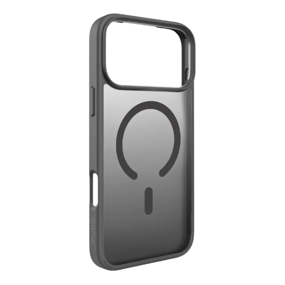 Zaštitna maska/futrola Puro Gradient za iPhone 17 Pro Max, Siva