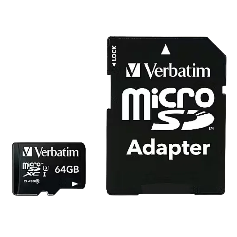 VERBATIM kartica SDXC 64GB sa adapterom