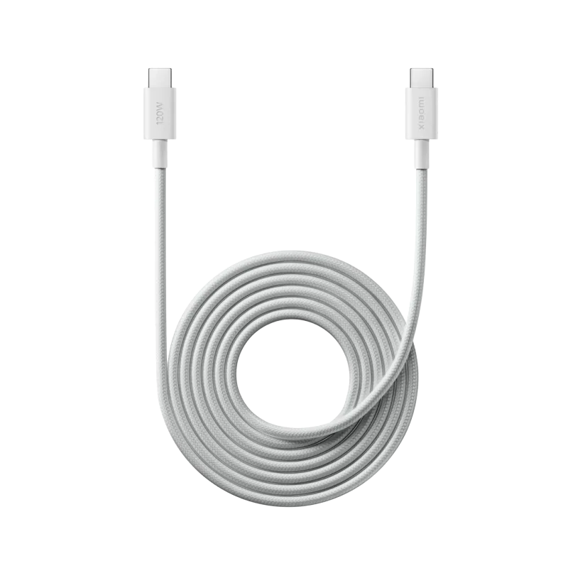 Xiaomi pleteni kabl USB-C na USB-C 120W, 1m, Beli