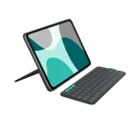 Logitech Flip Folio tastatura sa futrolom za iPad Pro i Air 11" US, Siva