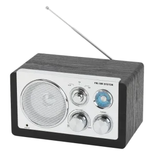 Denver TR-63W AM/FM radio, Crni