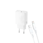 XO Kućni punjač sa kablom od 20W (USB-C) L160, Beli