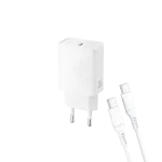XO Kućni punjač sa kablom od 20W (USB-C) L160, Beli