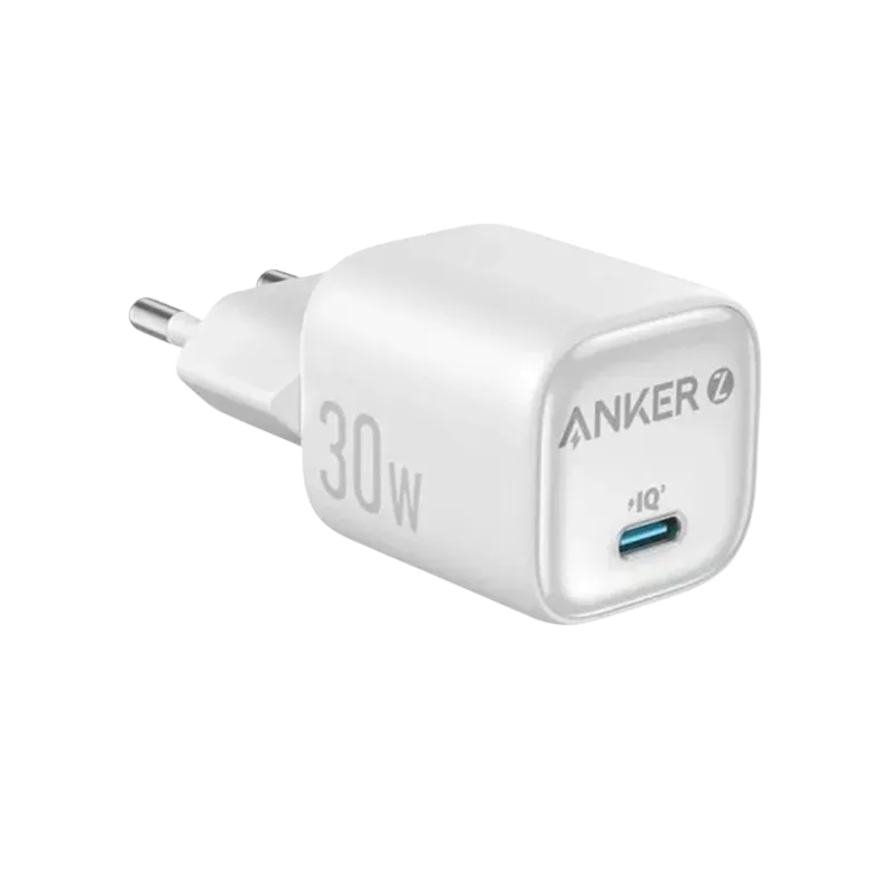 ANKER Zolo kućni punjač bez kabla 30W USB-C, Beli