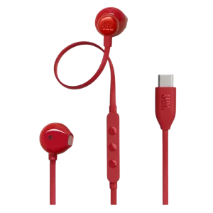 JBL Tune T305C žične slušalice USB-C, Crvene