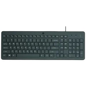 HP 150 YU žična tastatura, Crna