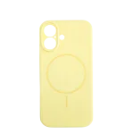 Lux silikonska futrola za bežično punjenje za iPhone 16, Žuta