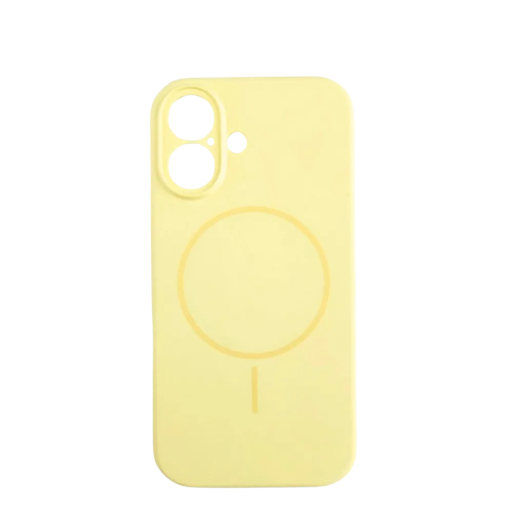 Lux silikonska futrola za bežično punjenje za iPhone 16, Žuta