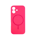 Lux silikonska futrola za bežično punjenje za iPhone 16, Roze