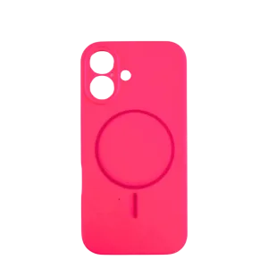 Lux silikonska futrola za bežično punjenje za iPhone 16, Roze