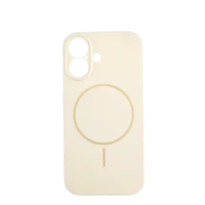 Lux silikonska futrola za bežično punjenje za iPhone 16, Bež