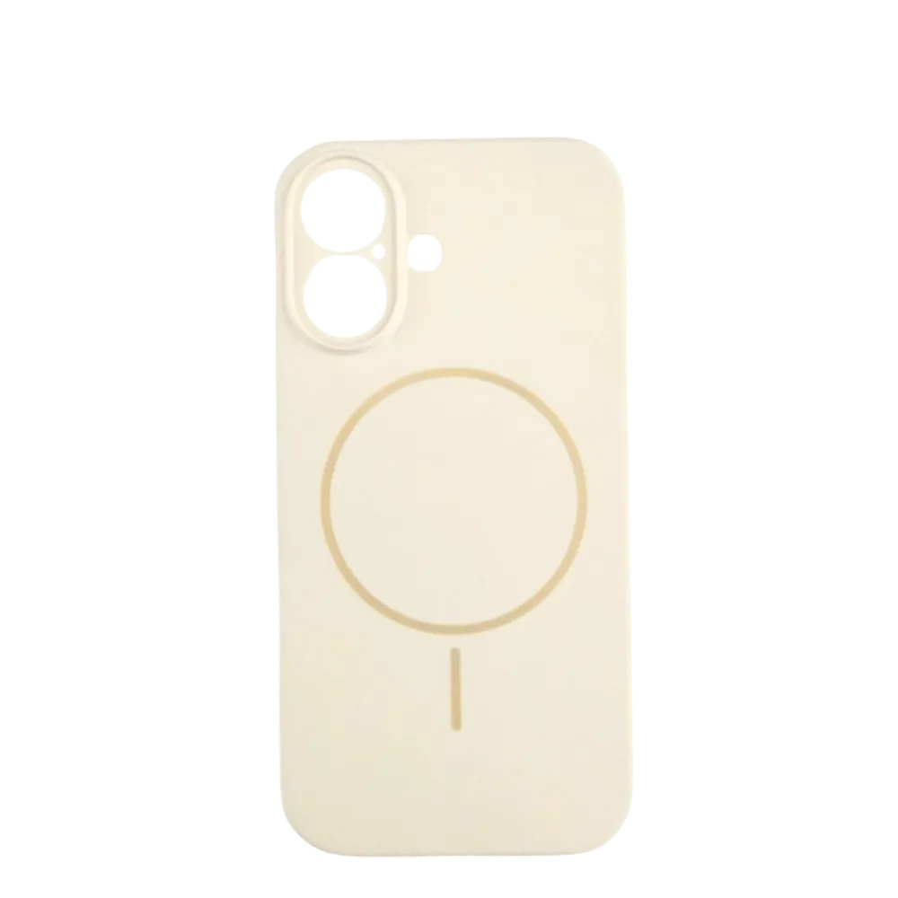 Lux silikonska futrola za bežično punjenje za iPhone 16, Bež