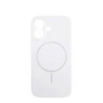 Lux silikonska futrola za bežično punjenje za iPhone 16, Bela