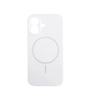 Lux silikonska futrola za bežično punjenje za iPhone 16, Bela