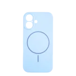 Lux silikonska futrola za bežično punjenje za iPhone 16, Svetloplava