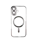 Zaštitna futrola za bežično punjenje za iPhone 16, Srebrna