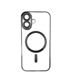 Zaštitna futrola za bežično punjenje za iPhone 16, Crna