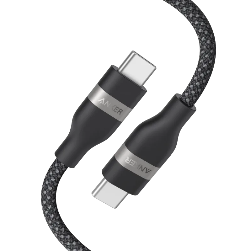 ANKER Zolo ojačani kabl USB-C na USB-C 240W, 0.9m, Crni