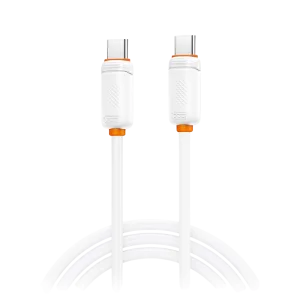 XO Nb-Q302B kabl USB-C na USB-C, 60W, 1m, Beli