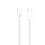 XO NB-Q260A kabl USB-C na USB-C, 60W, 1m, Beli