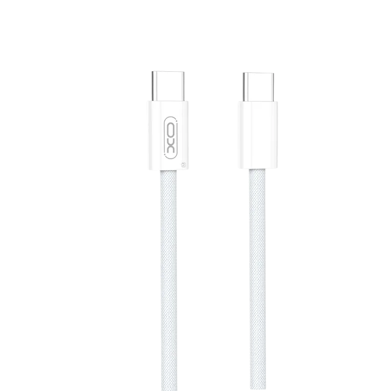 XO NB-Q260A kabl USB-C na USB-C, 60W, 1m, Beli