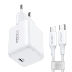 UGREEN X513 kućni punjač sa kablom 30W, Beli