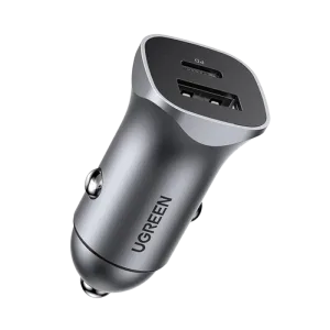 UGREEN CD130 auto punjač USB-A + USB-C 24W