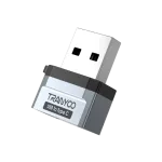 TRANYOO T-E17 Adapter USB-A na Type-C, Sivi