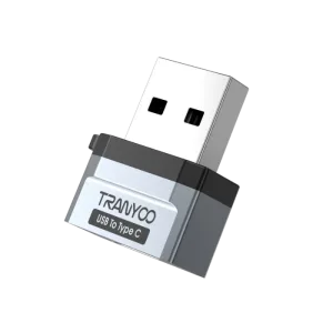 TRANYOO T-E17 Adapter USB-A na Type-C, Sivi