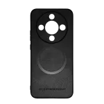 Zaštitna silikonska futrola (OLGE Magnetic) za Honor Magic8 Lite, Crna